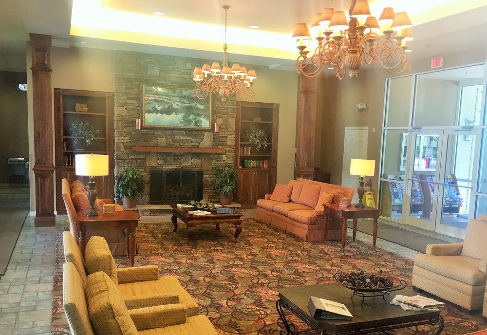Vacation Village In The Berkshires Hancock Eksteriør billede The lobby of the new building