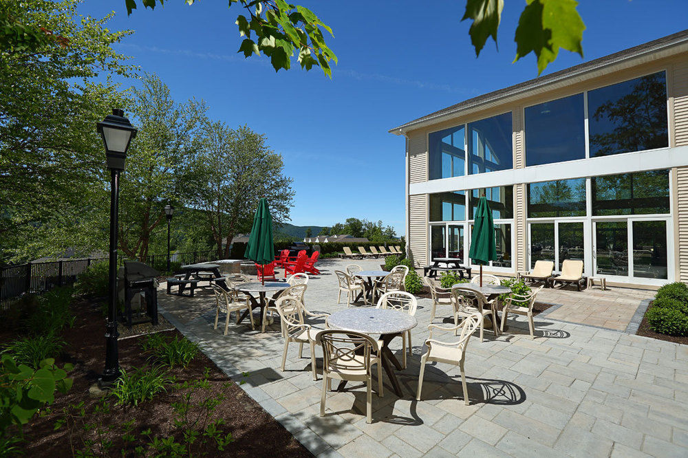 Vacation Village In The Berkshires Hancock Eksteriør billede The patio at the Student Union Building